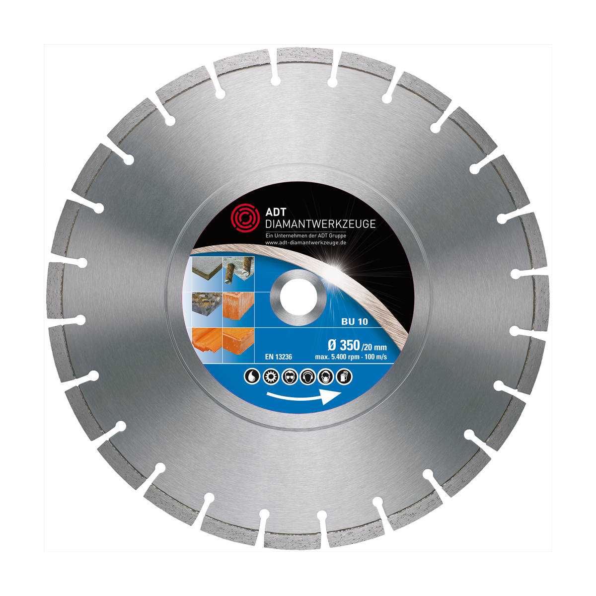 Diamond cutting disc BU 10 Premium