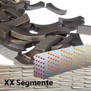 XX - Bohrkronensegment   Matrix - Premium, 9 mm...