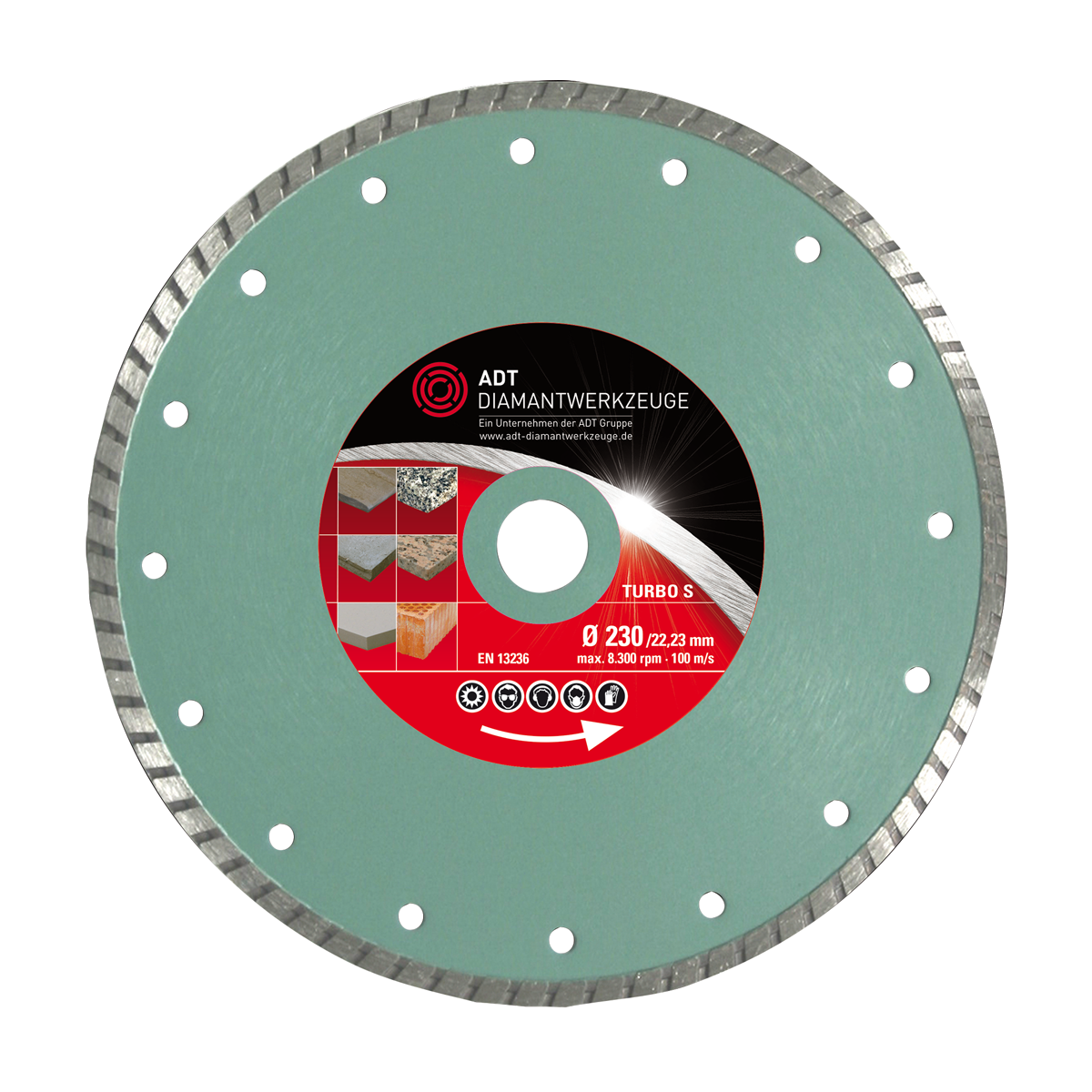 Diamond cutting disc Turbo S Premium / dry - wet -cut /...