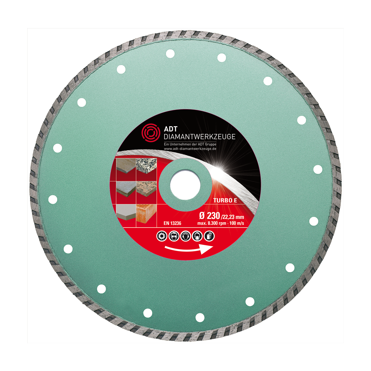 Diamond cutting disc Turbo E Standard / dry - wet -cut /...