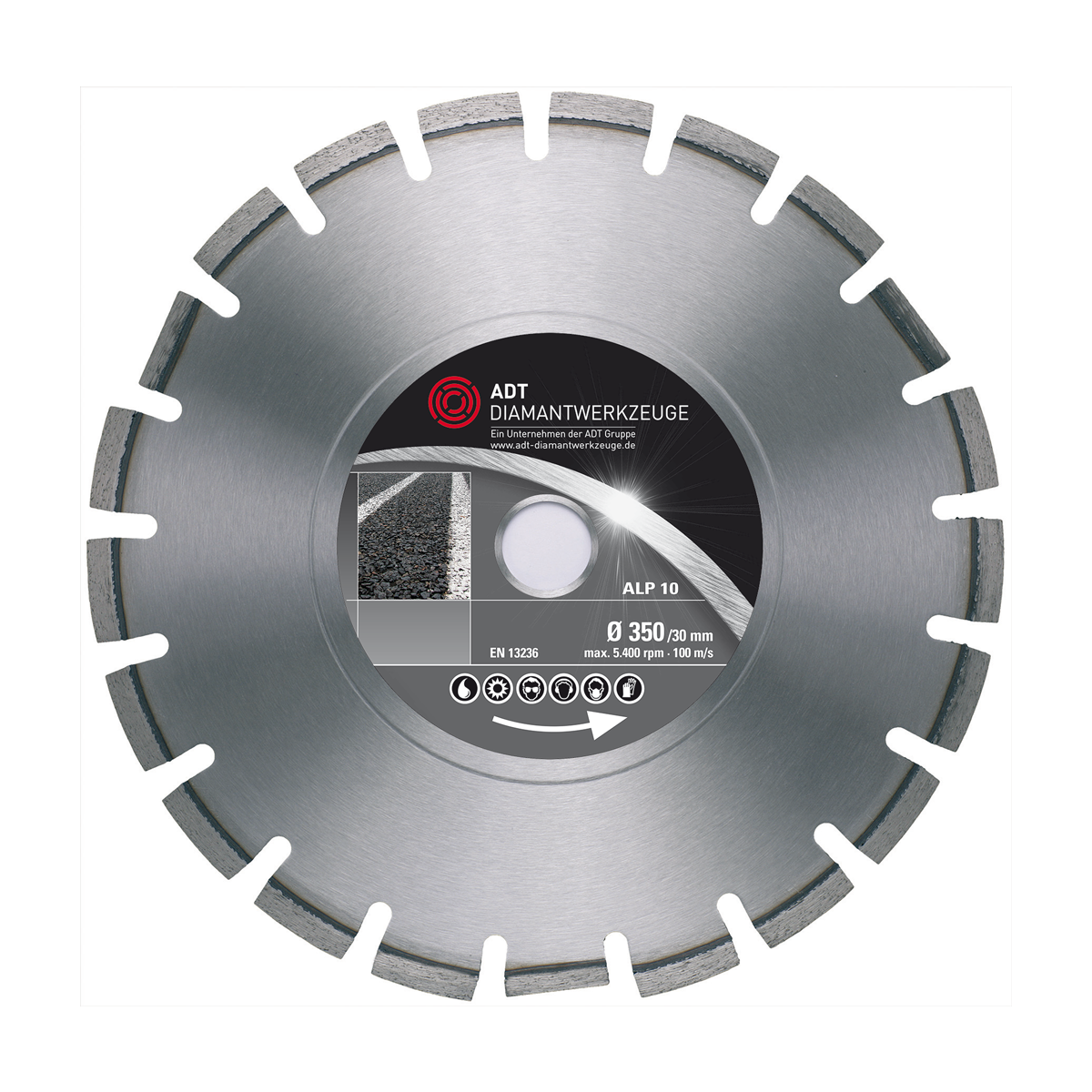 Diamond cutting disc ALP 10 Premium / laser-welded /...