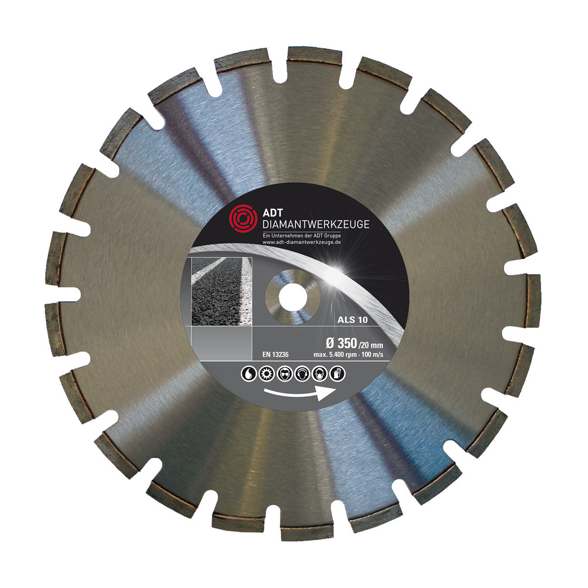 Diamond cutting disc ALS 10 Standard / laser-welded /...