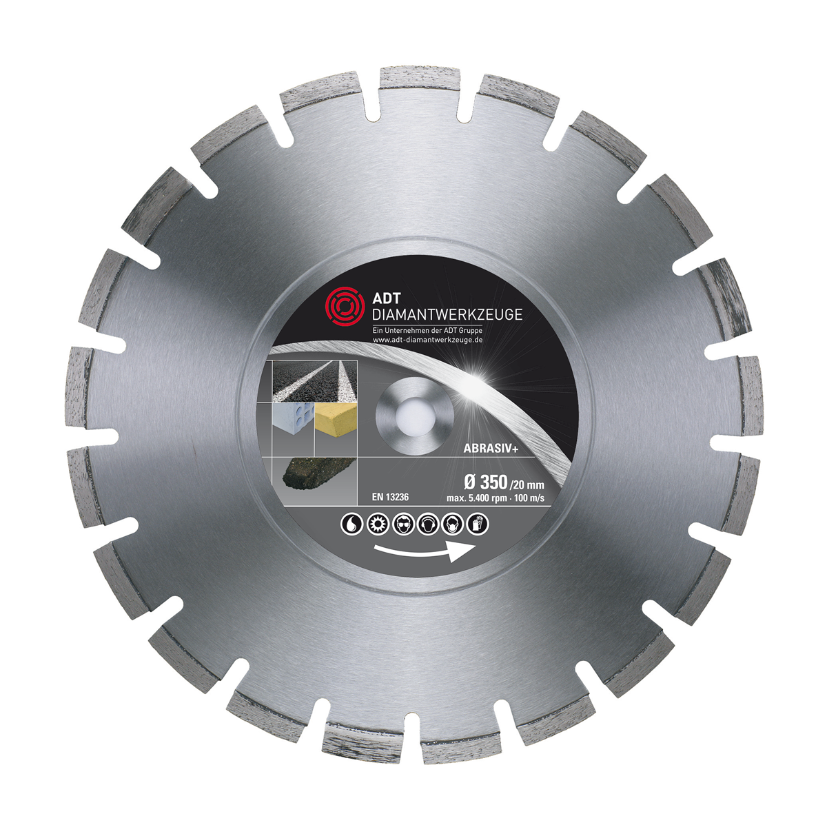 Diamond cutting disc Abrasiv+ Standard / laser-welded /...